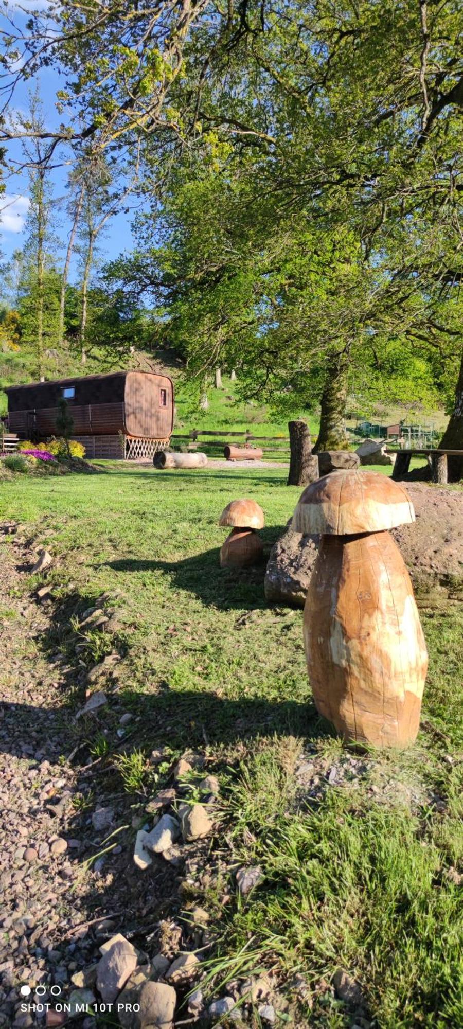 Hotel Ma Roulotte Sous Les Chenes "La Passionnee" Raon-aux-Bois Exterior foto